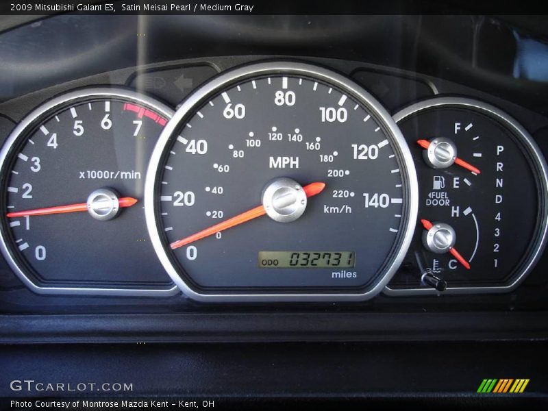 Satin Meisai Pearl / Medium Gray 2009 Mitsubishi Galant ES