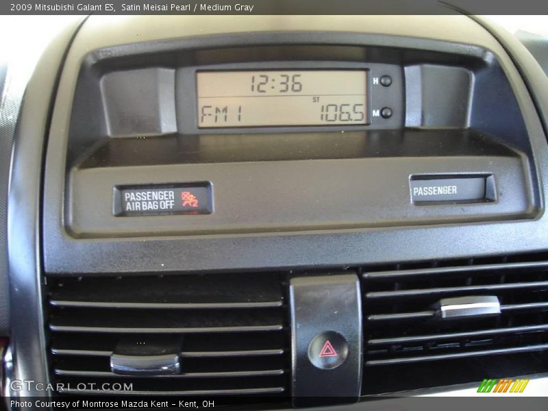 Satin Meisai Pearl / Medium Gray 2009 Mitsubishi Galant ES