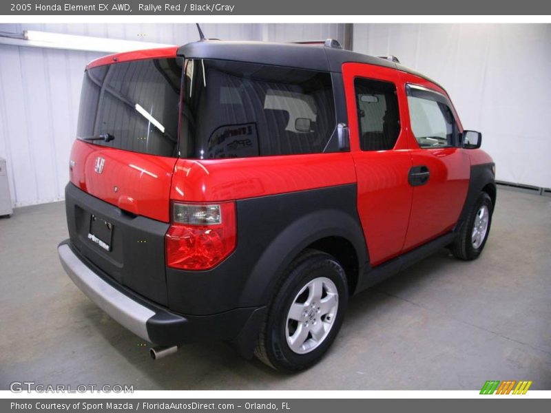 Rallye Red / Black/Gray 2005 Honda Element EX AWD