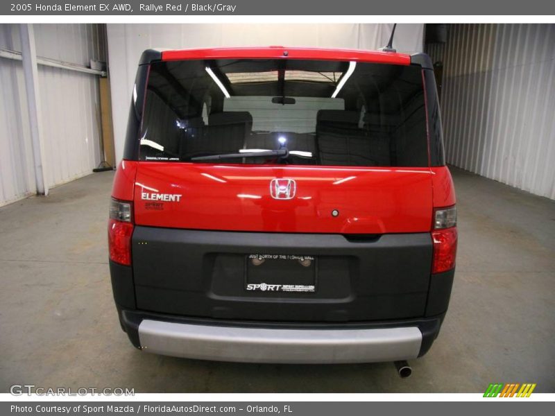 Rallye Red / Black/Gray 2005 Honda Element EX AWD