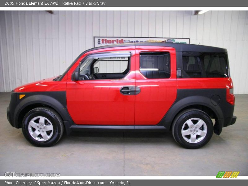Rallye Red / Black/Gray 2005 Honda Element EX AWD