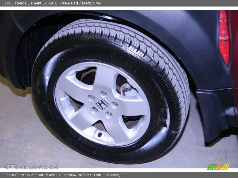 Rallye Red / Black/Gray 2005 Honda Element EX AWD