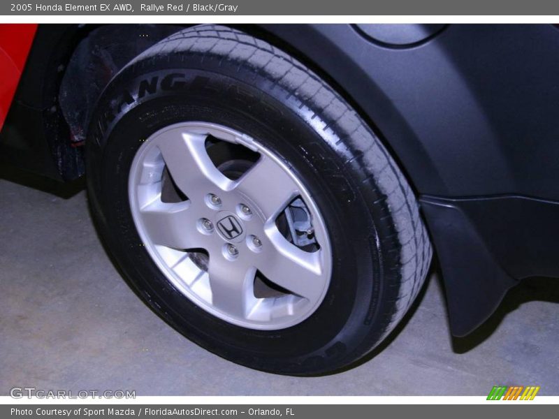 Rallye Red / Black/Gray 2005 Honda Element EX AWD