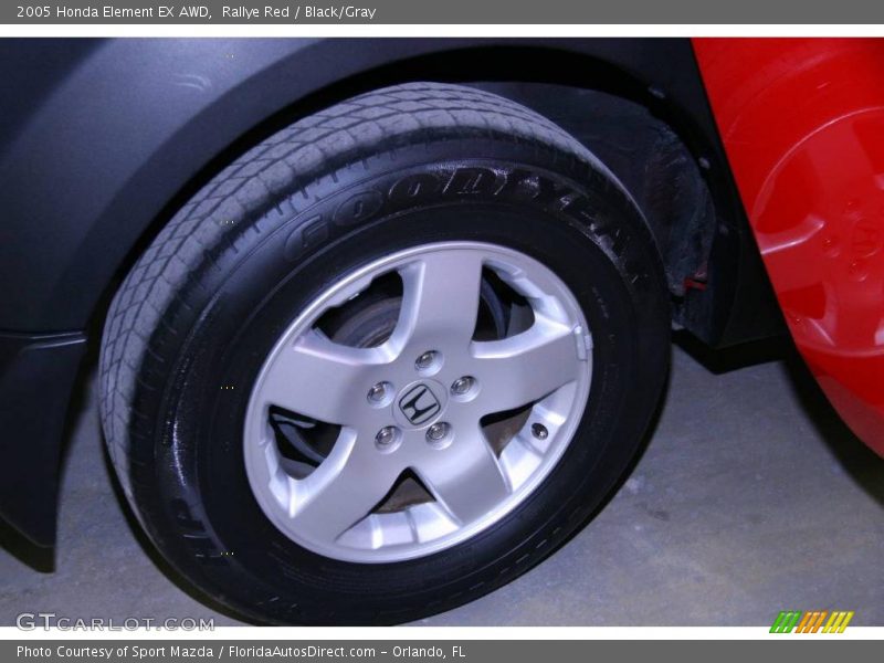 Rallye Red / Black/Gray 2005 Honda Element EX AWD