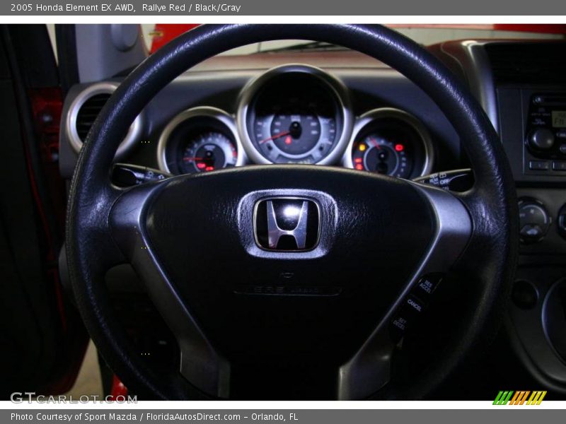 Rallye Red / Black/Gray 2005 Honda Element EX AWD