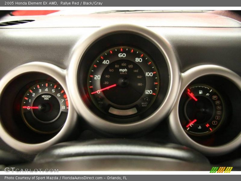 Rallye Red / Black/Gray 2005 Honda Element EX AWD