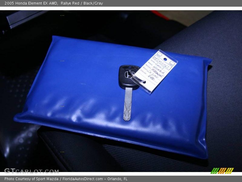 Rallye Red / Black/Gray 2005 Honda Element EX AWD
