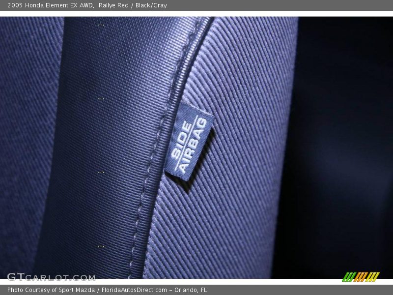 Rallye Red / Black/Gray 2005 Honda Element EX AWD