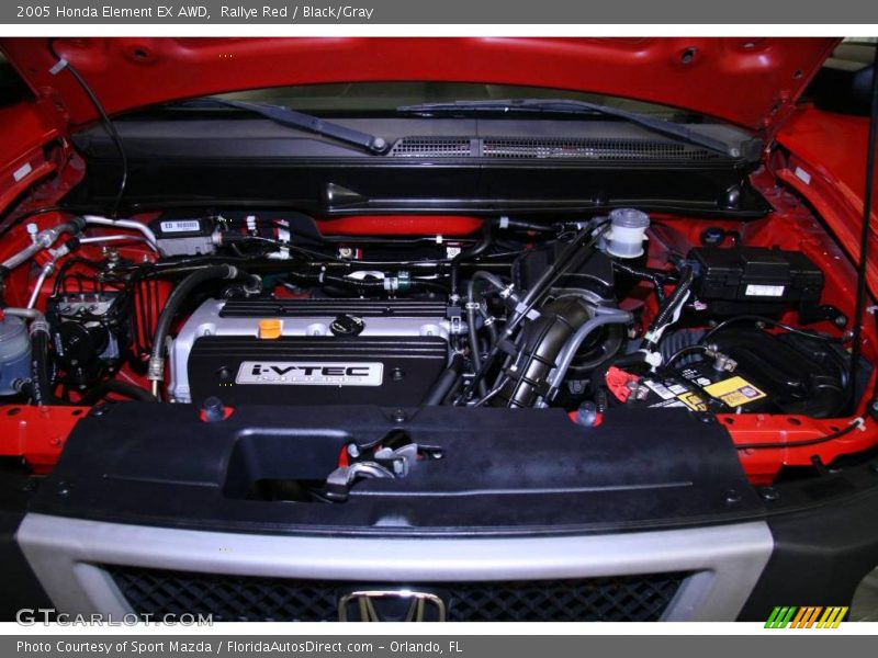 Rallye Red / Black/Gray 2005 Honda Element EX AWD