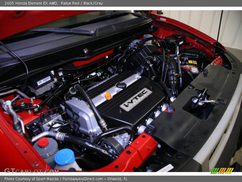 Rallye Red / Black/Gray 2005 Honda Element EX AWD