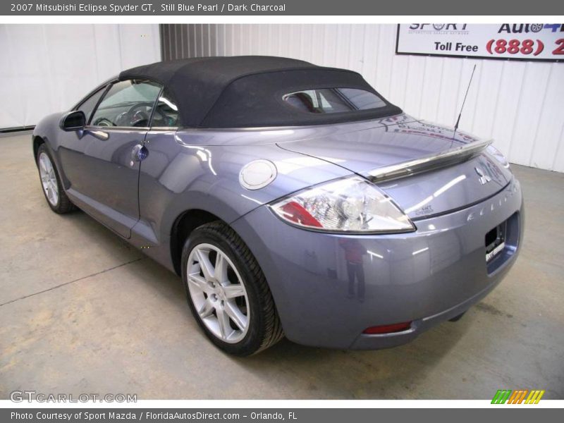 Still Blue Pearl / Dark Charcoal 2007 Mitsubishi Eclipse Spyder GT