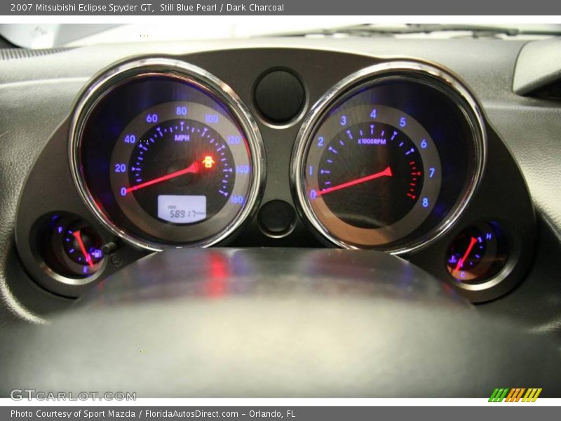 Still Blue Pearl / Dark Charcoal 2007 Mitsubishi Eclipse Spyder GT