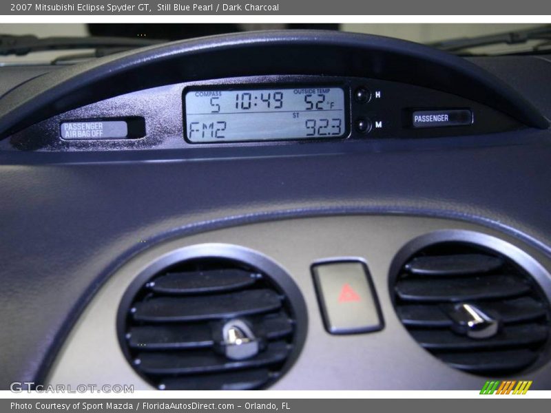 Still Blue Pearl / Dark Charcoal 2007 Mitsubishi Eclipse Spyder GT