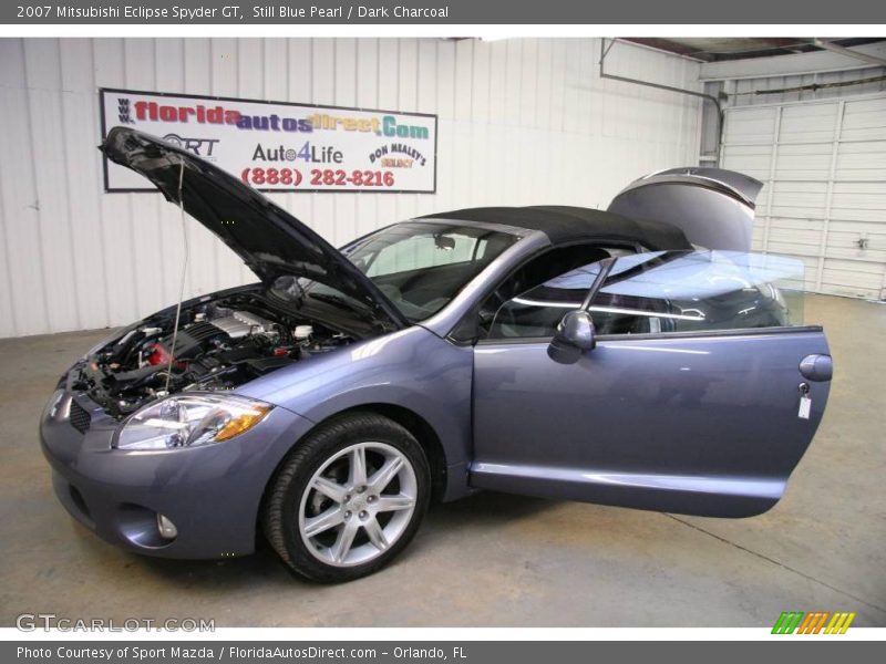 Still Blue Pearl / Dark Charcoal 2007 Mitsubishi Eclipse Spyder GT