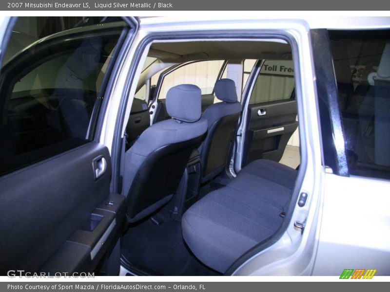 Liquid Silver Metallic / Black 2007 Mitsubishi Endeavor LS