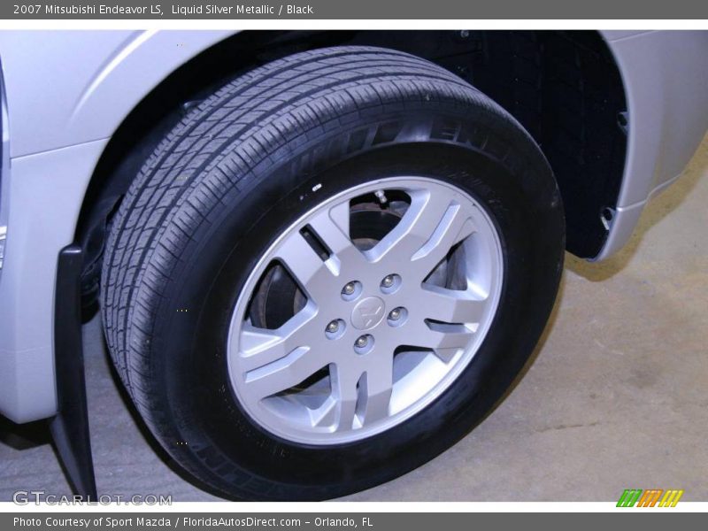 Liquid Silver Metallic / Black 2007 Mitsubishi Endeavor LS