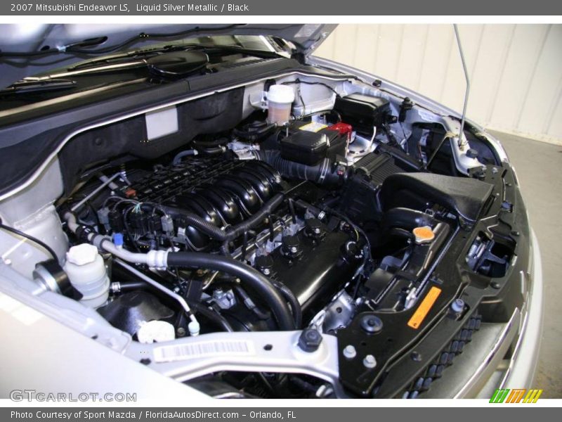 Liquid Silver Metallic / Black 2007 Mitsubishi Endeavor LS