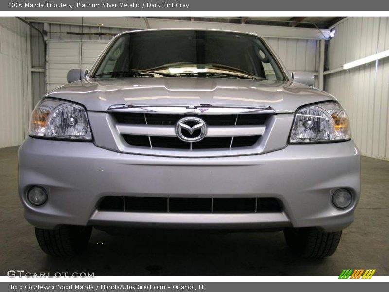 Platinum Silver Metallic / Dark Flint Gray 2006 Mazda Tribute s