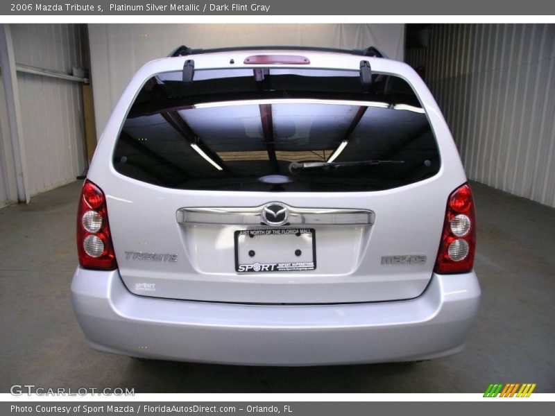 Platinum Silver Metallic / Dark Flint Gray 2006 Mazda Tribute s