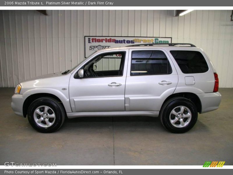 Platinum Silver Metallic / Dark Flint Gray 2006 Mazda Tribute s