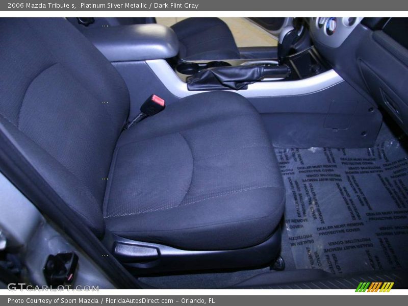 Platinum Silver Metallic / Dark Flint Gray 2006 Mazda Tribute s