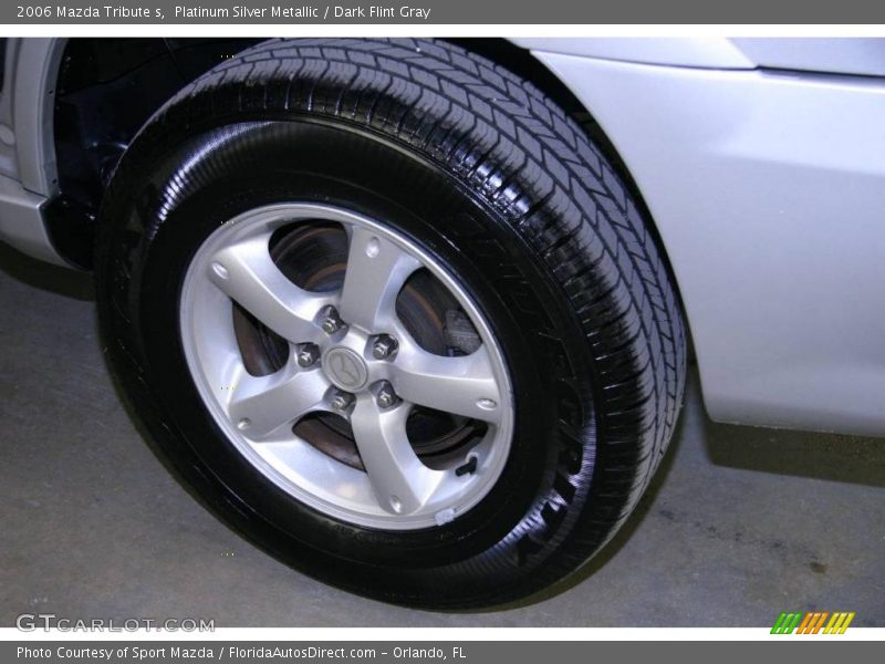 Platinum Silver Metallic / Dark Flint Gray 2006 Mazda Tribute s