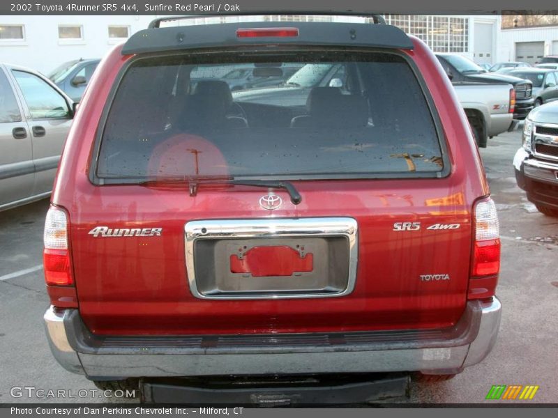 Sunfire Red Pearl / Oak 2002 Toyota 4Runner SR5 4x4