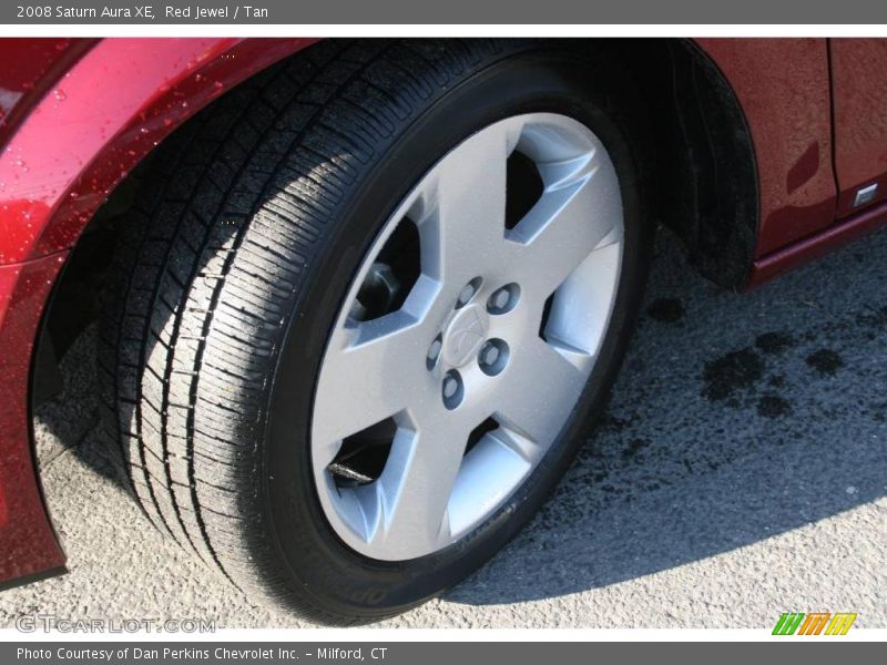 Red Jewel / Tan 2008 Saturn Aura XE
