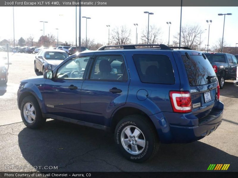 Vista Blue Metallic / Stone 2008 Ford Escape XLT V6 4WD