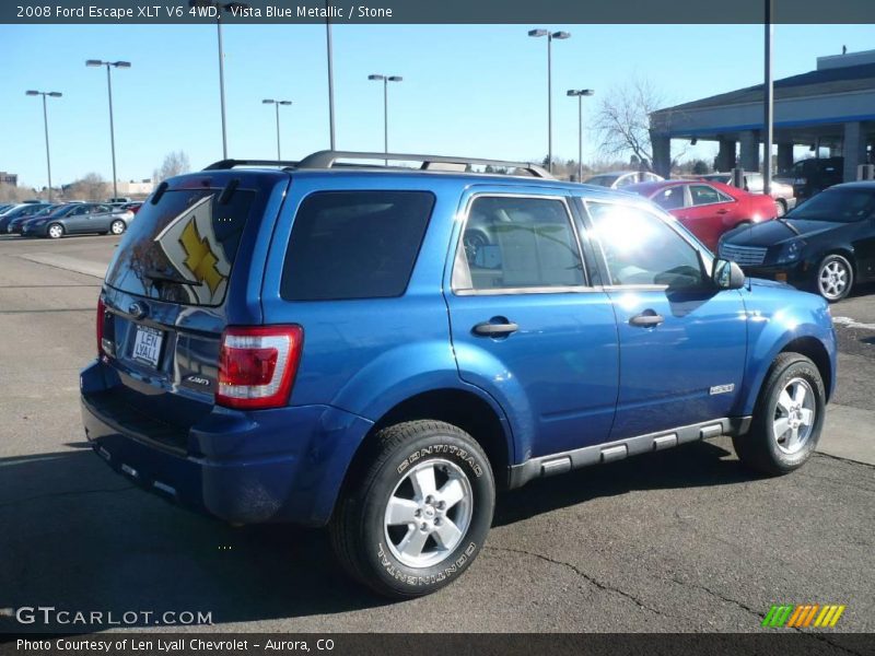 Vista Blue Metallic / Stone 2008 Ford Escape XLT V6 4WD