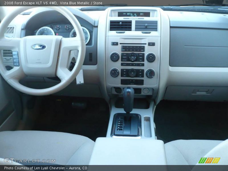 Vista Blue Metallic / Stone 2008 Ford Escape XLT V6 4WD