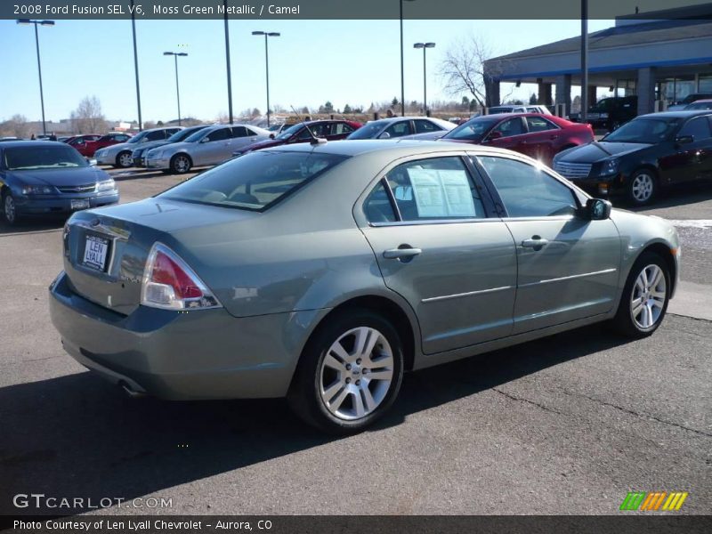 Moss Green Metallic / Camel 2008 Ford Fusion SEL V6