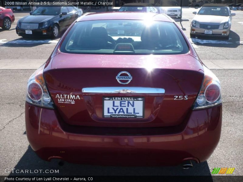 Sonoma Sunset Metallic / Charcoal 2008 Nissan Altima 2.5 S
