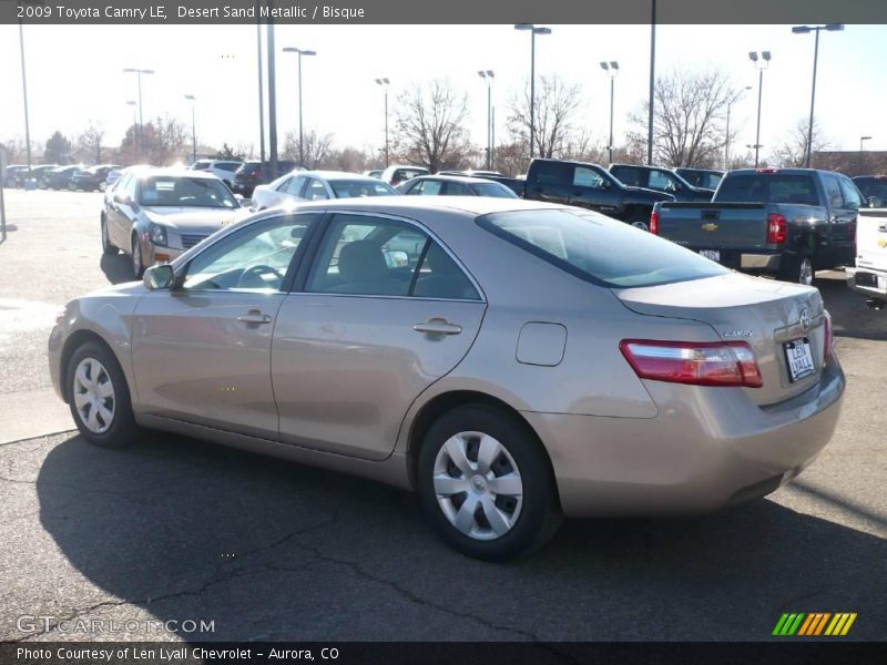 Desert Sand Metallic / Bisque 2009 Toyota Camry LE
