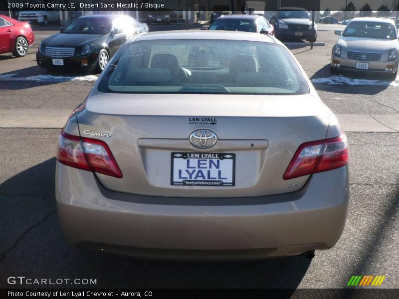 Desert Sand Metallic / Bisque 2009 Toyota Camry LE