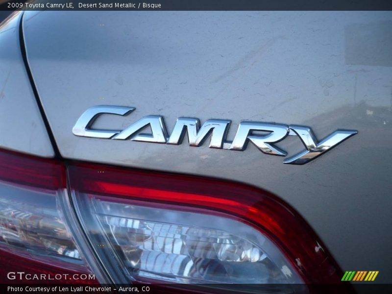Desert Sand Metallic / Bisque 2009 Toyota Camry LE