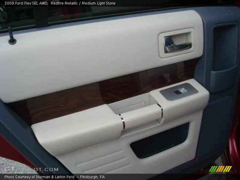 Redfire Metallic / Medium Light Stone 2009 Ford Flex SEL AWD