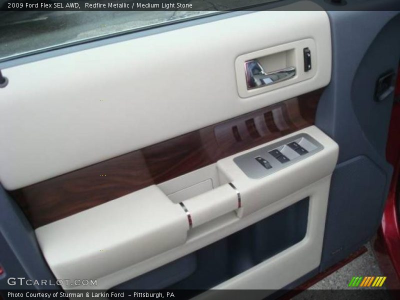 Redfire Metallic / Medium Light Stone 2009 Ford Flex SEL AWD
