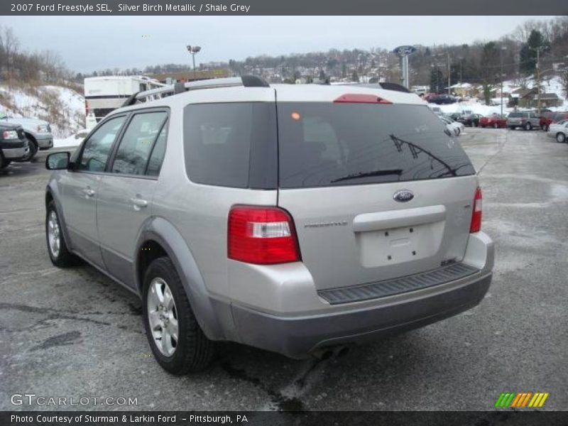 Silver Birch Metallic / Shale Grey 2007 Ford Freestyle SEL