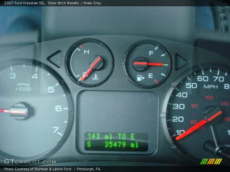 Silver Birch Metallic / Shale Grey 2007 Ford Freestyle SEL