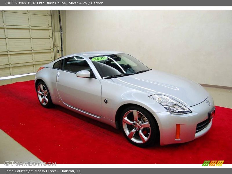 Silver Alloy / Carbon 2008 Nissan 350Z Enthusiast Coupe