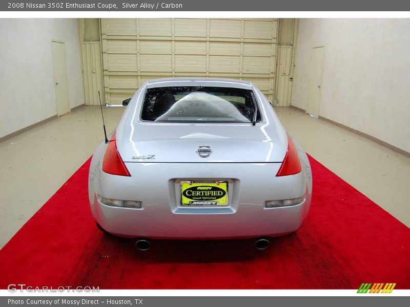 Silver Alloy / Carbon 2008 Nissan 350Z Enthusiast Coupe