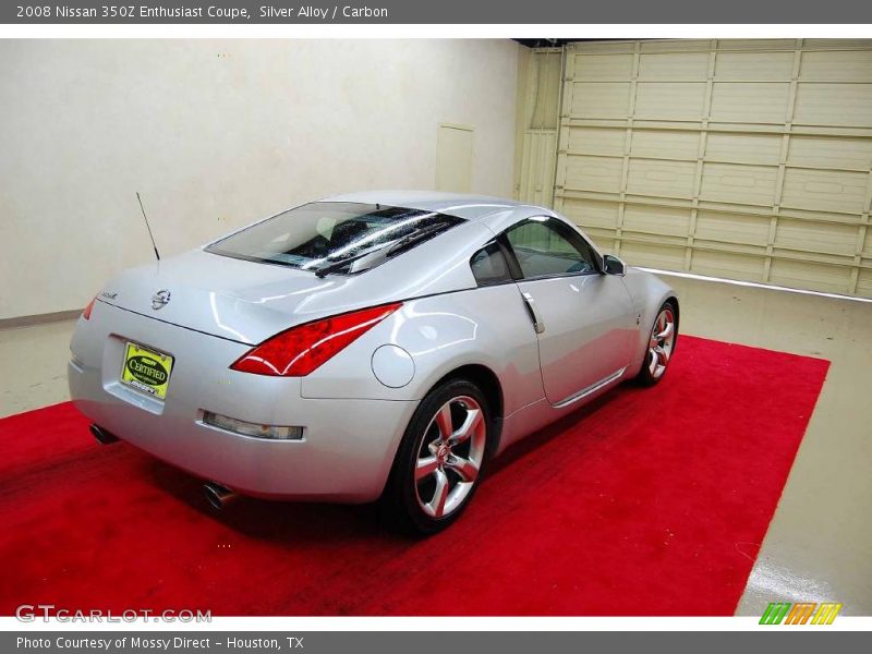 Silver Alloy / Carbon 2008 Nissan 350Z Enthusiast Coupe