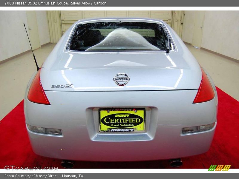 Silver Alloy / Carbon 2008 Nissan 350Z Enthusiast Coupe