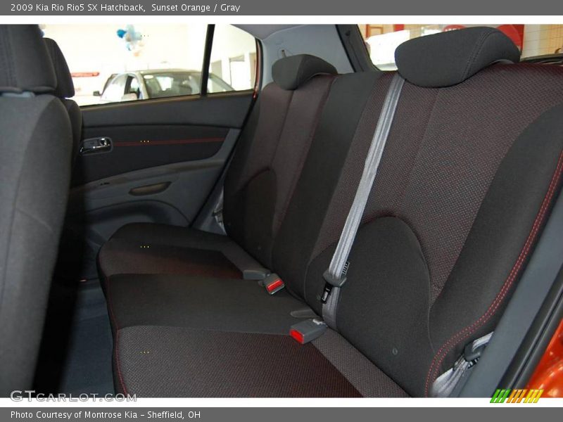 Sunset Orange / Gray 2009 Kia Rio Rio5 SX Hatchback