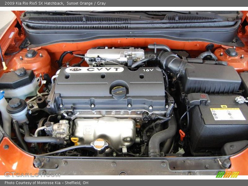 Sunset Orange / Gray 2009 Kia Rio Rio5 SX Hatchback