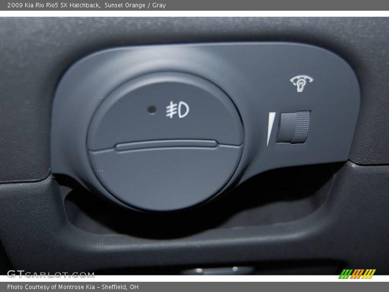 Sunset Orange / Gray 2009 Kia Rio Rio5 SX Hatchback
