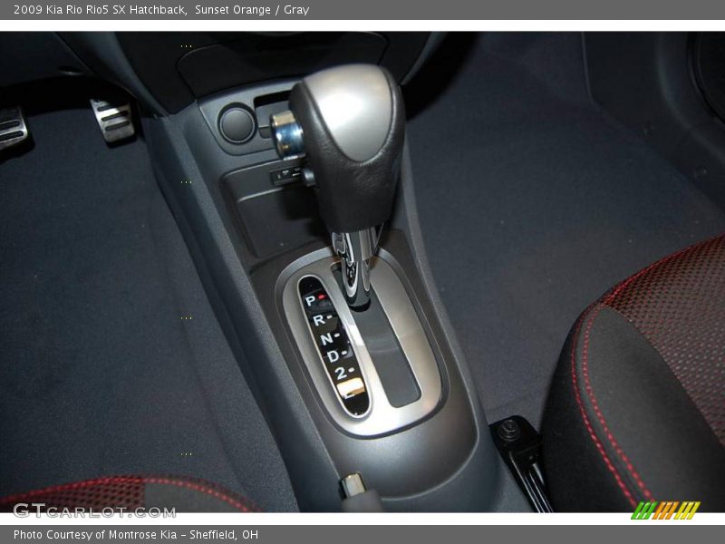 Sunset Orange / Gray 2009 Kia Rio Rio5 SX Hatchback