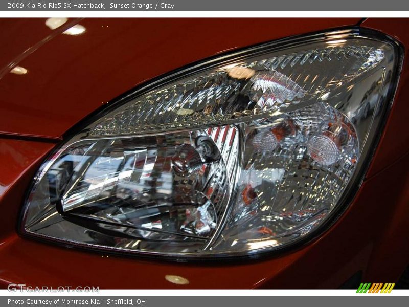 Sunset Orange / Gray 2009 Kia Rio Rio5 SX Hatchback