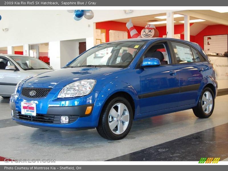 Sapphire Blue / Gray 2009 Kia Rio Rio5 SX Hatchback